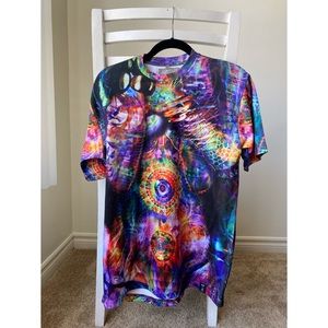 Jumbie x Grassroots all over print tee